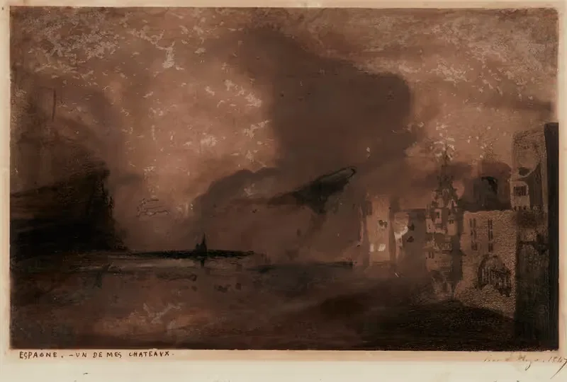 Испания. Один из моих замков by Виктор Гюго, 1847 — digital art print download