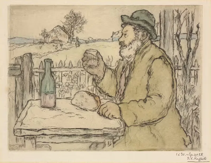 Ваше здоровье by Жан Франсуа Раффаэлли, 1894 — digital art print download