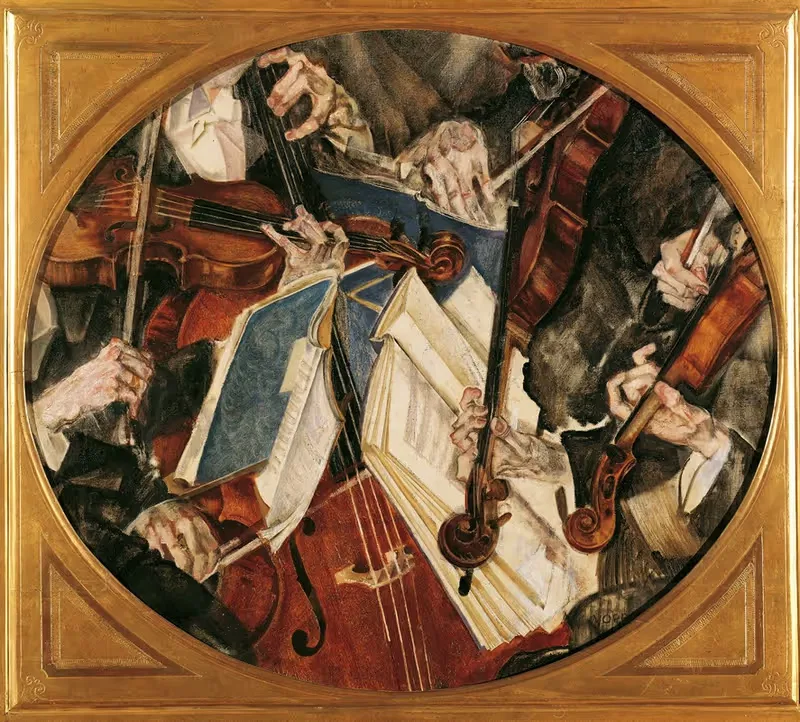 Квартет Клиглера by Макс Оппенгеймер, 1917 — digital art print download