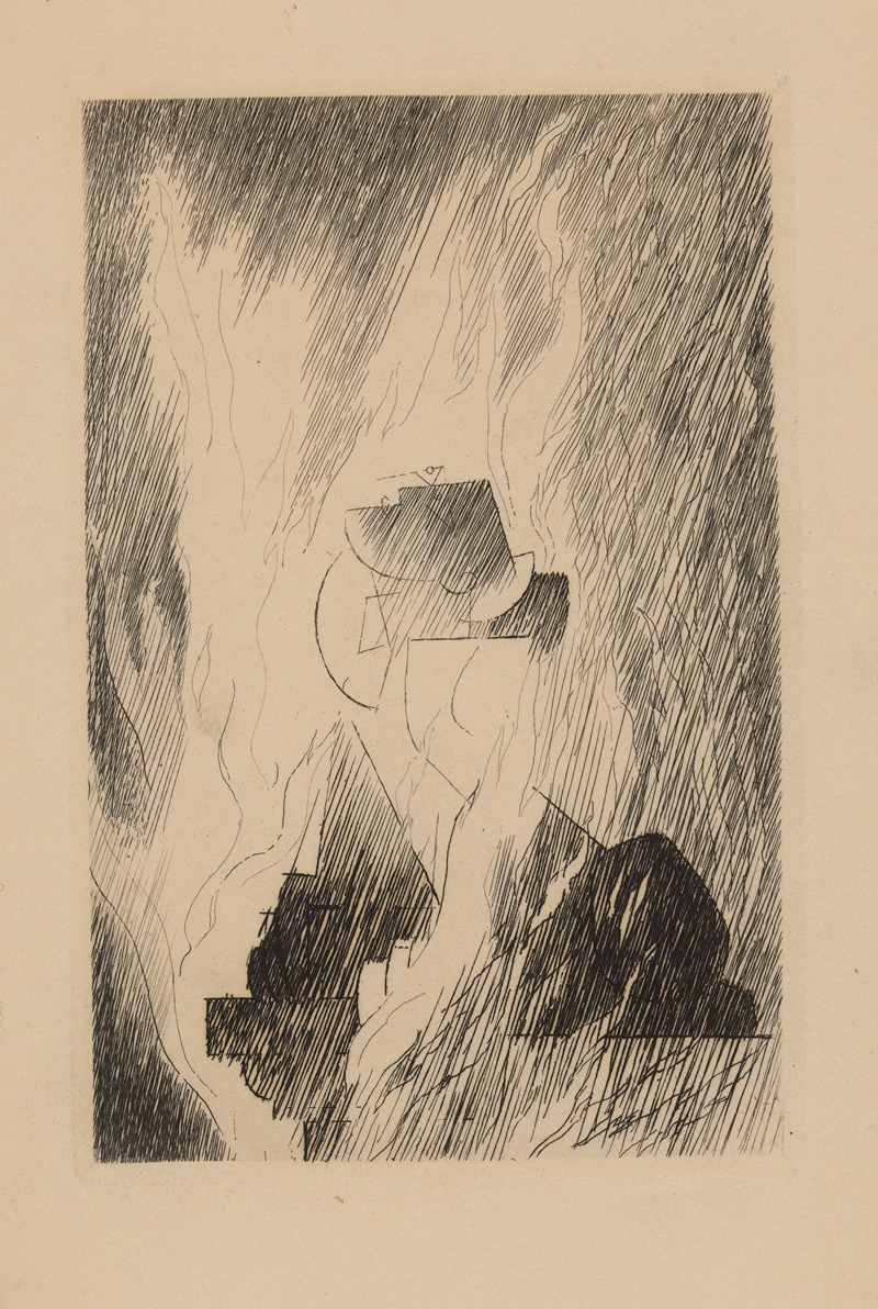 Костер by Луи Маркуси, 1934 — digital art print download