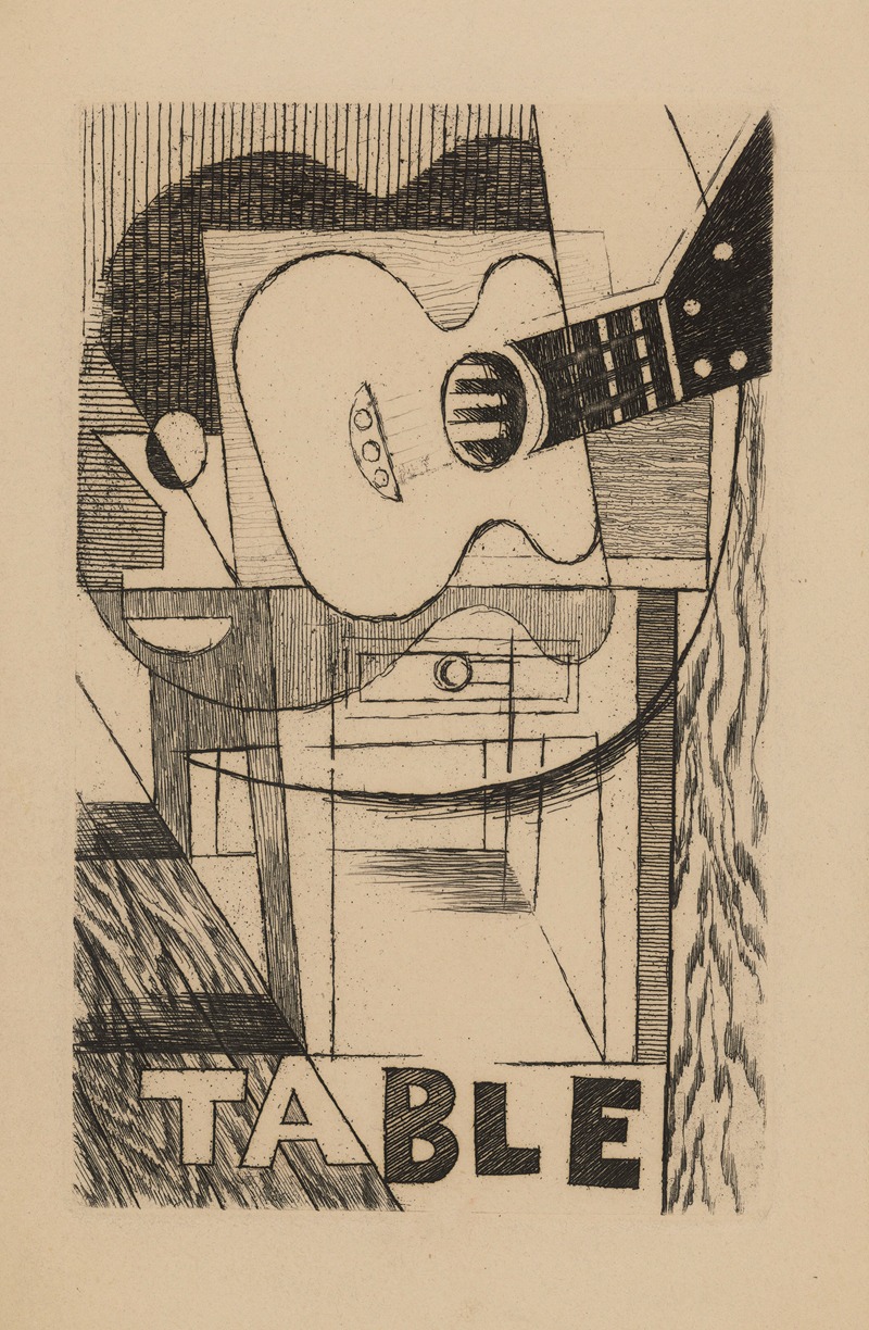 Стол by Луи Маркуси, 1934 — digital art print download