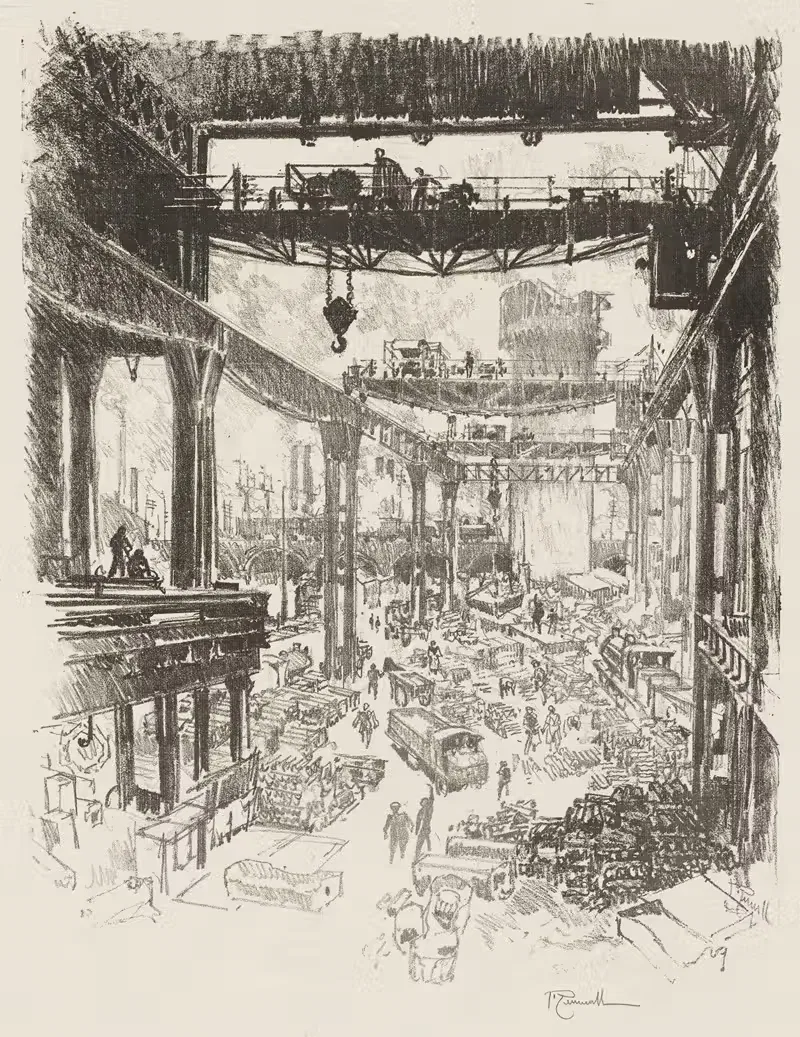 Великая башня, чугун by Джозеф Пеннел, 1916 — digital art print download