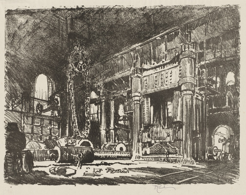 Оружейная мастерская by Джозеф Пеннел, 1916 — digital art print download