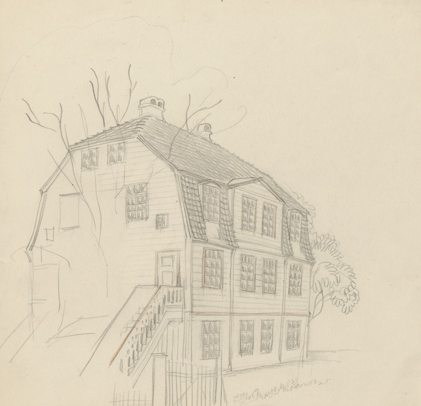 House by Вальдемар Андерсен, 1895-1928 — digital art print download
