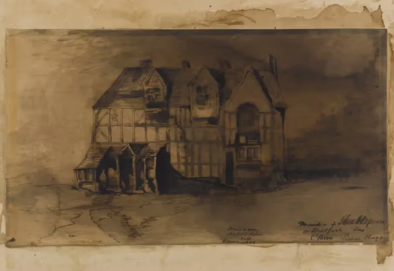 Maison de Shakespeare à Stratford sur l'Avon — Victor Hugo