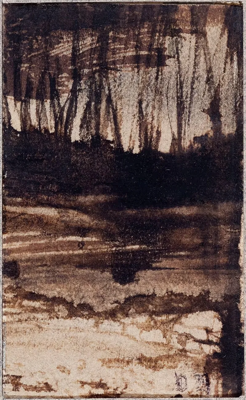 Sous-bois by Victor Hugo, 1847 — digital art print download