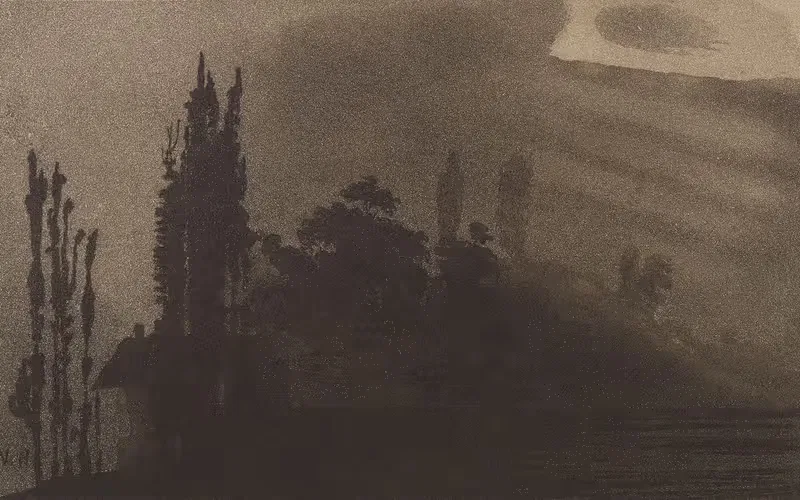 Souvenir d'un brouillard by Victor Hugo — digital art print download