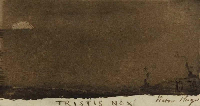 Tristis Nox by Victor Hugo — digital art print download