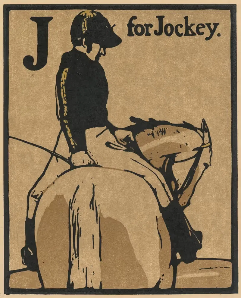 An Alphabet; J for Jockey — William Nicholson