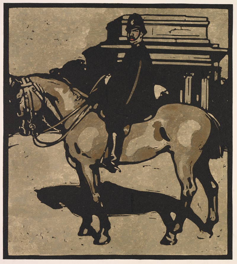 Policeman by William Nicholson, 1898 — digital art print download