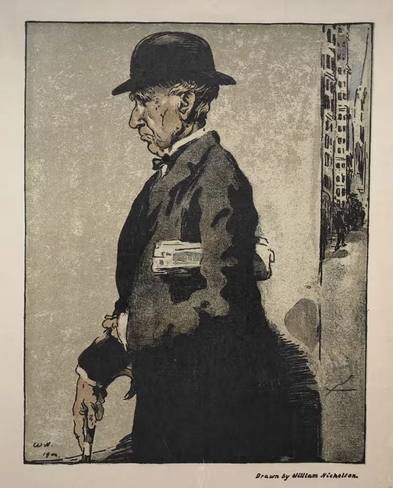 Russell Sage by William Nicholson — digital art print download