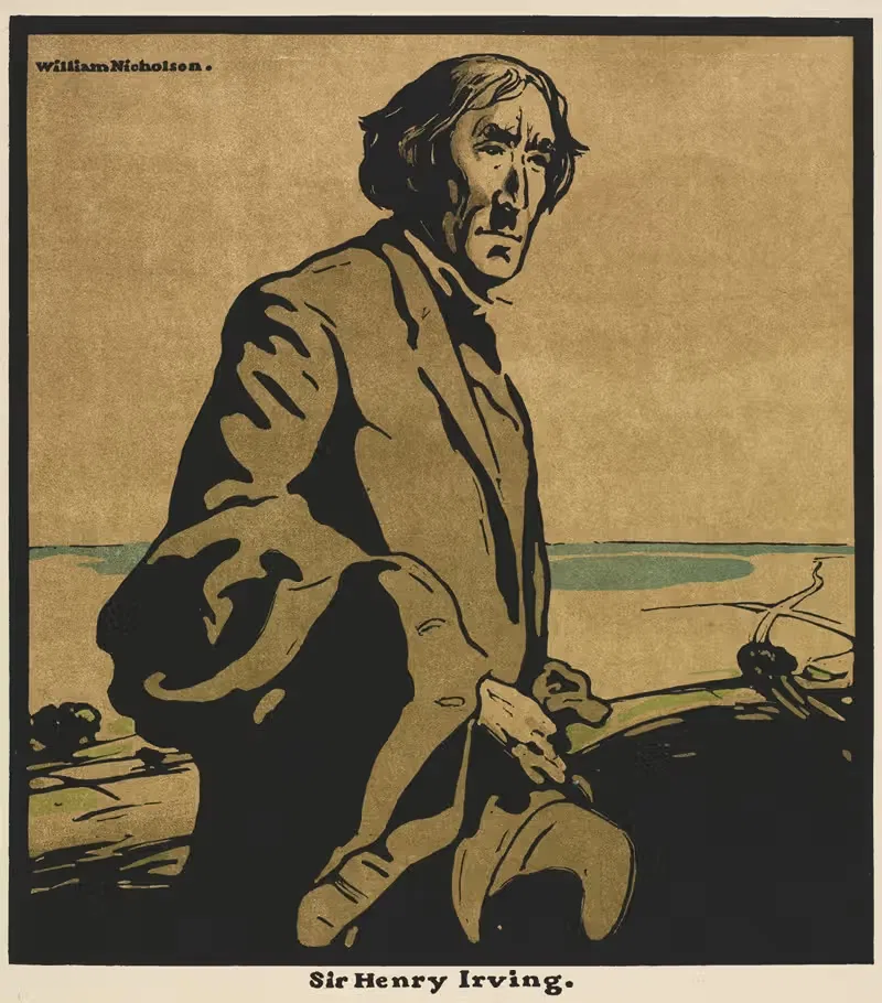 Сэр Генри Ирвинг by Уильям Николсон, 1898 — digital art print download