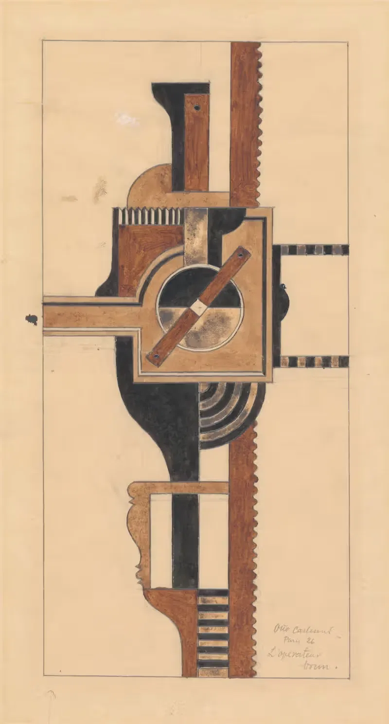 Коричневый оператор by Отто Густав Карлсунд, 1926 — digital art print download