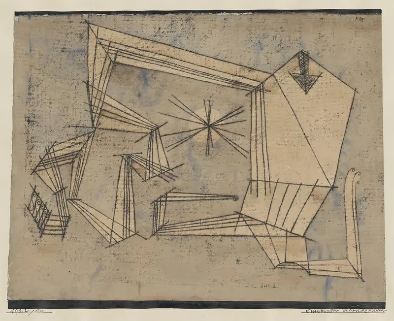 Искусный контейнер для звезд by Поль Клее, 1922 — digital art print download