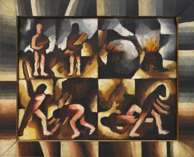 Kain und Abel (Zyklus Altes Testament) — Arthur Segal