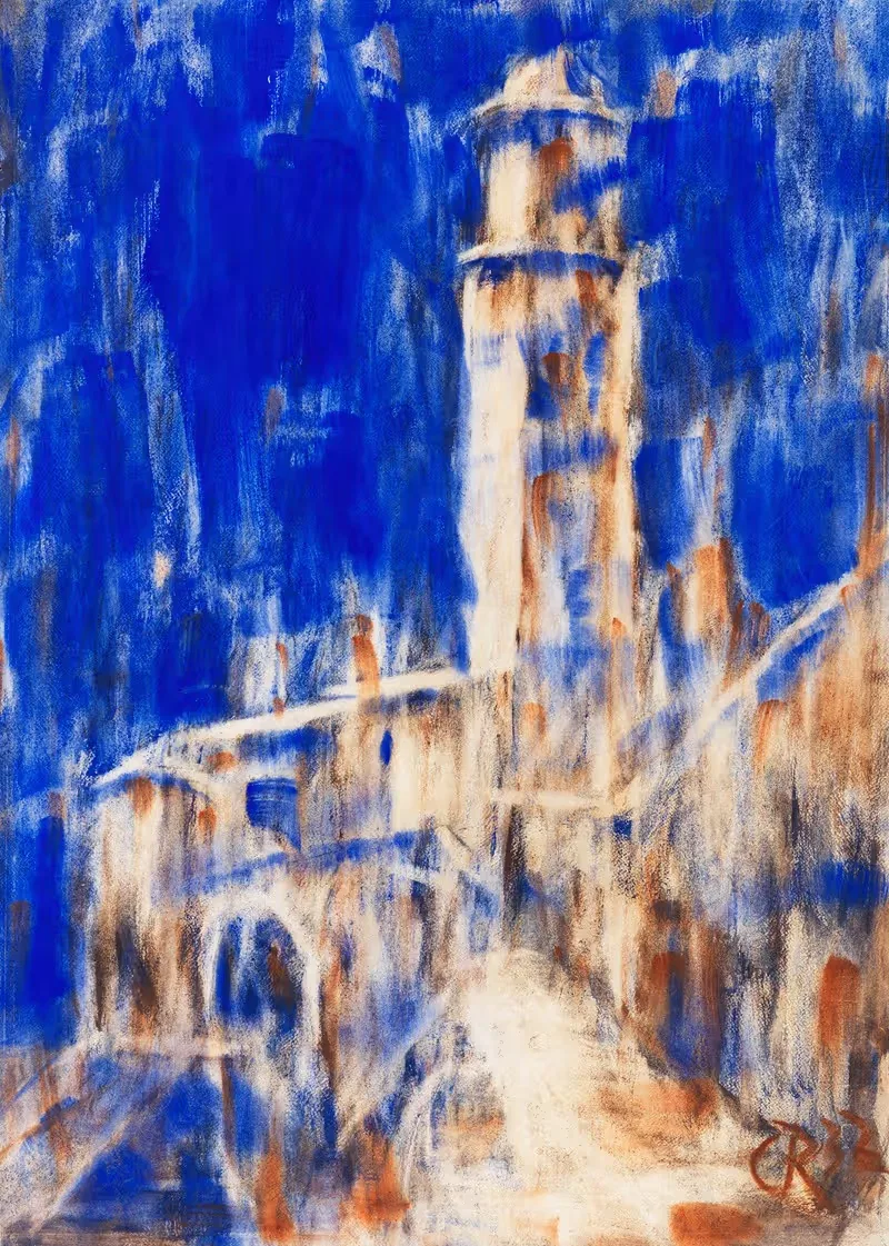 Церковь в Гандриа by Кристиан Рольфс, 1932 — digital art print download