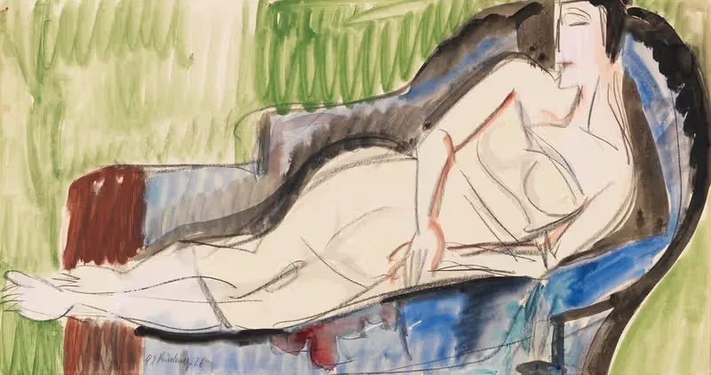 Liegender weiblicher Akt — Ernst Ludwig Kirchner