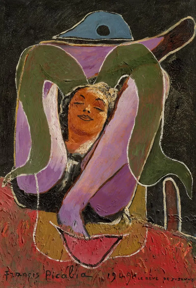 Сон Сюзанны by Франсис Пикабия, 1949 — digital art print download