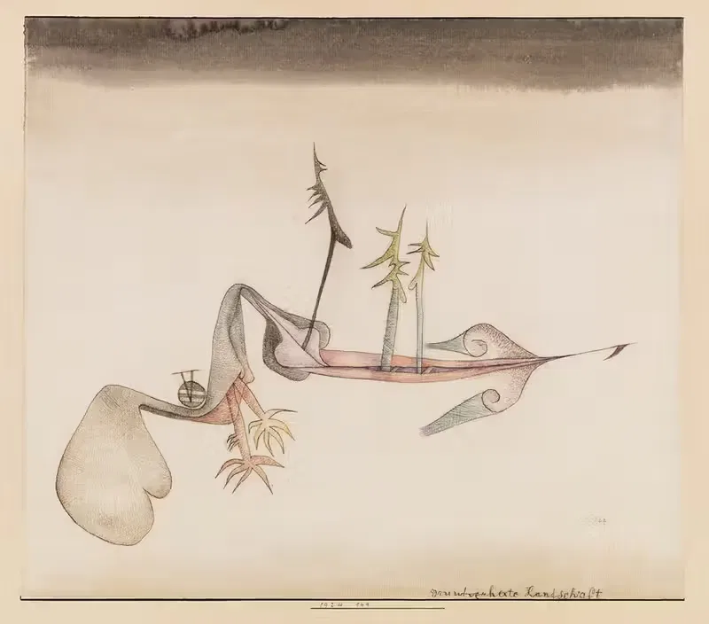 Основная заколдованная ландшафт by Поль Клее, 1924 — digital art print download