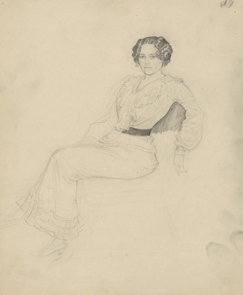 Seated woman 2 by Вальдемар Андерсен, 1895-1928 — digital art print download