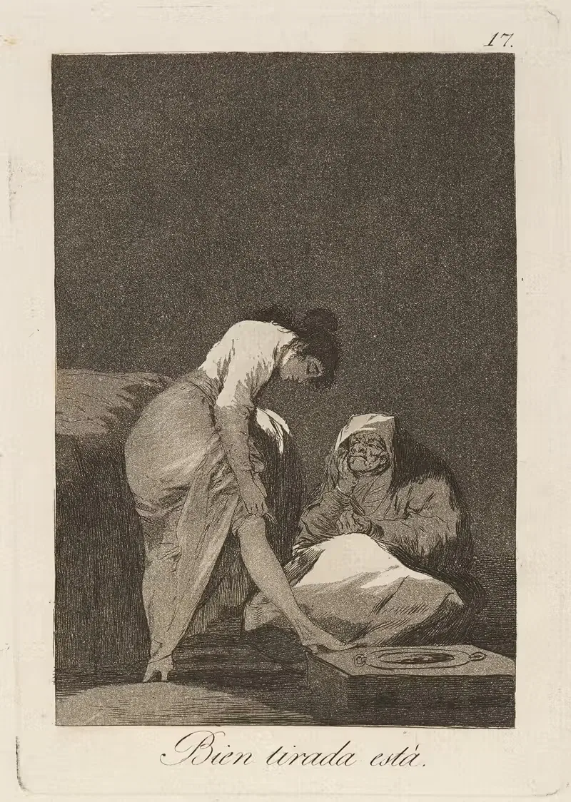 Хорошо натянуто. by Франсиско де Гойя, 1796-1797 — digital art print download