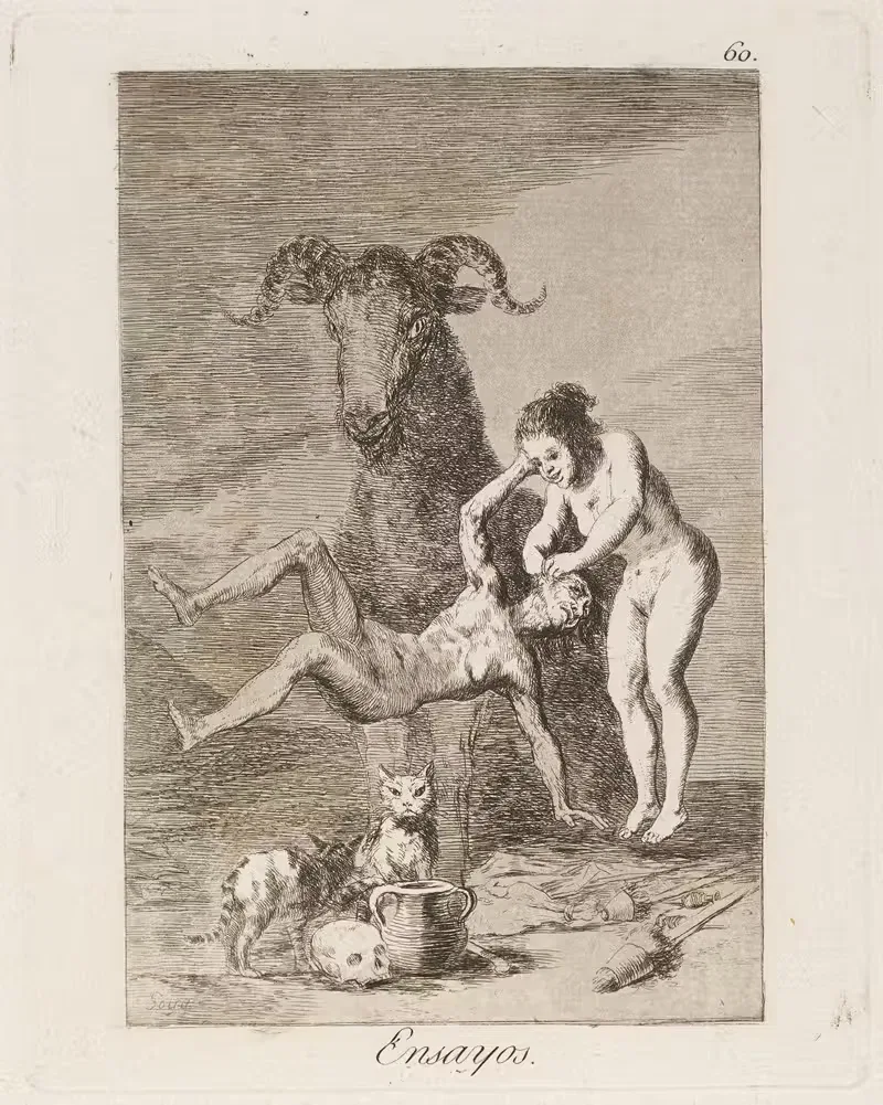 Испытания. by Франсиско де Гойя, 1796-1797 — digital art print download