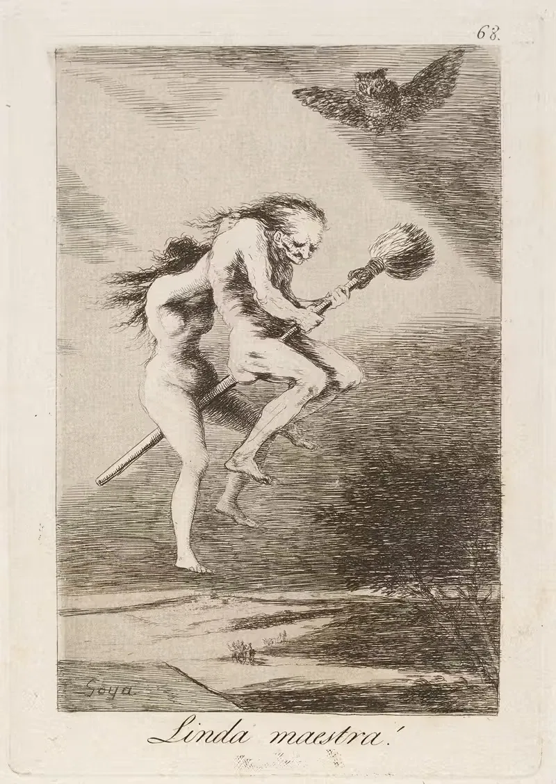 Linda maestra! (Pretty teacher!) — Francisco de Goya