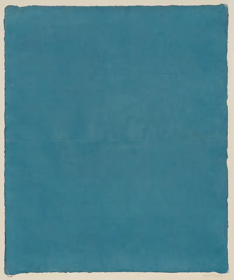 Einfarbig gestrichenes Papier — Anonymous