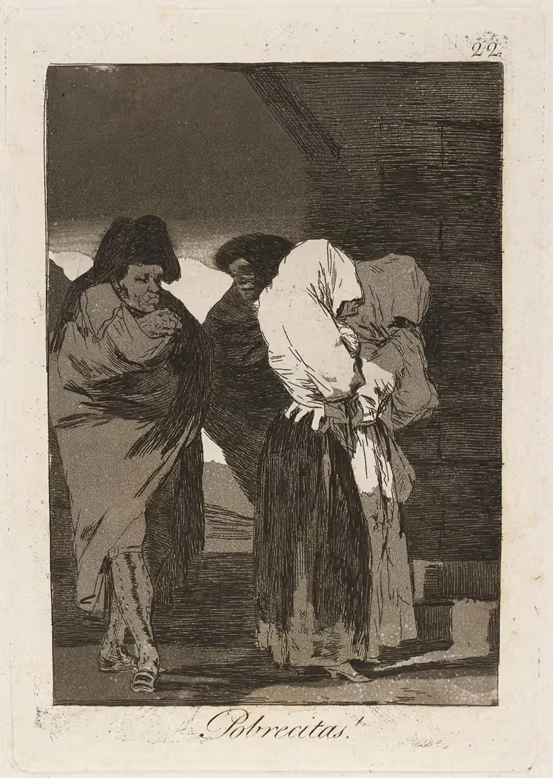 Pobrecitas! (Poor little girls!) — Francisco de Goya