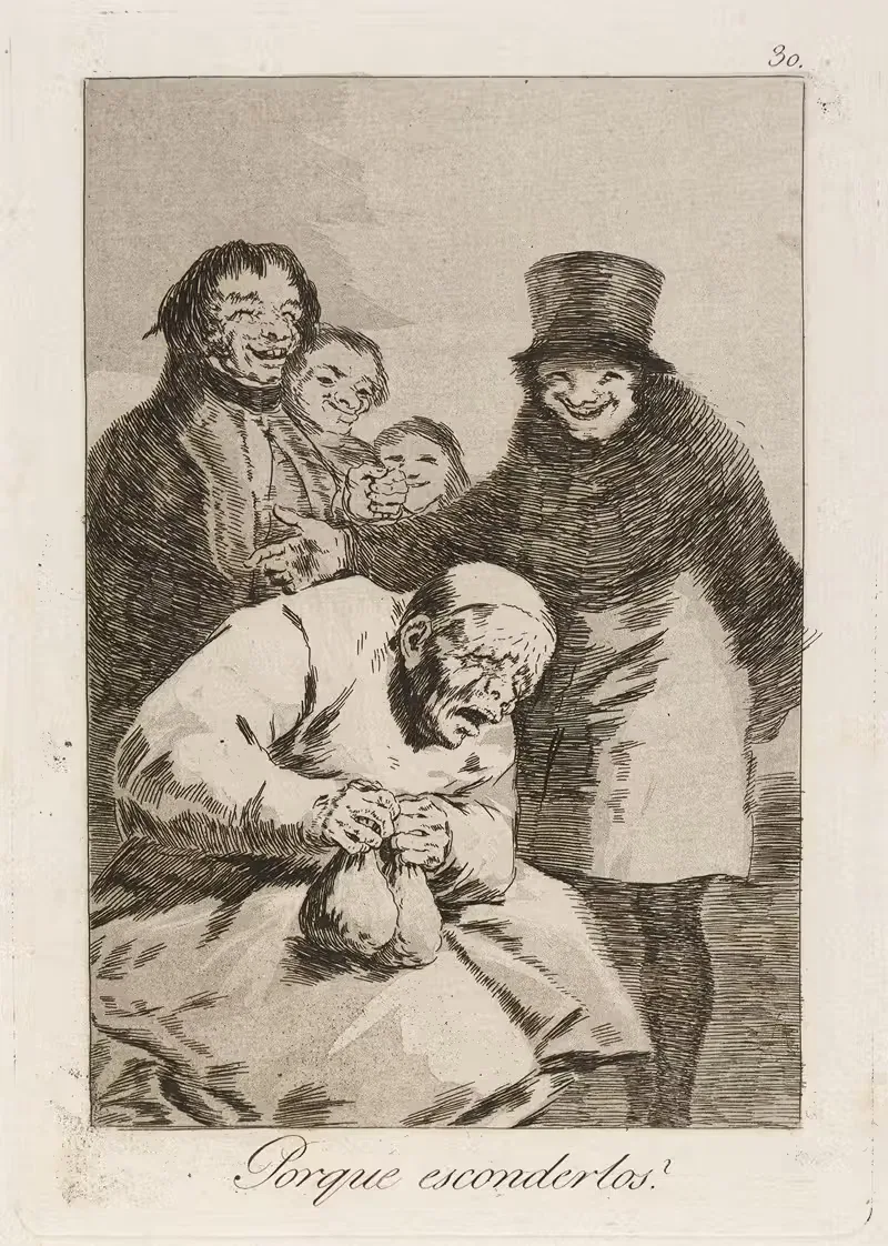 Почему их скрывать by Франсиско де Гойя, 1796-1797 — digital art print download