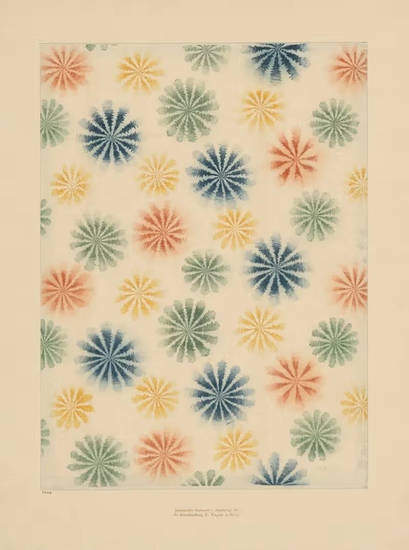 Japanisches Buntpapier (Chiyogami) — Anonymous