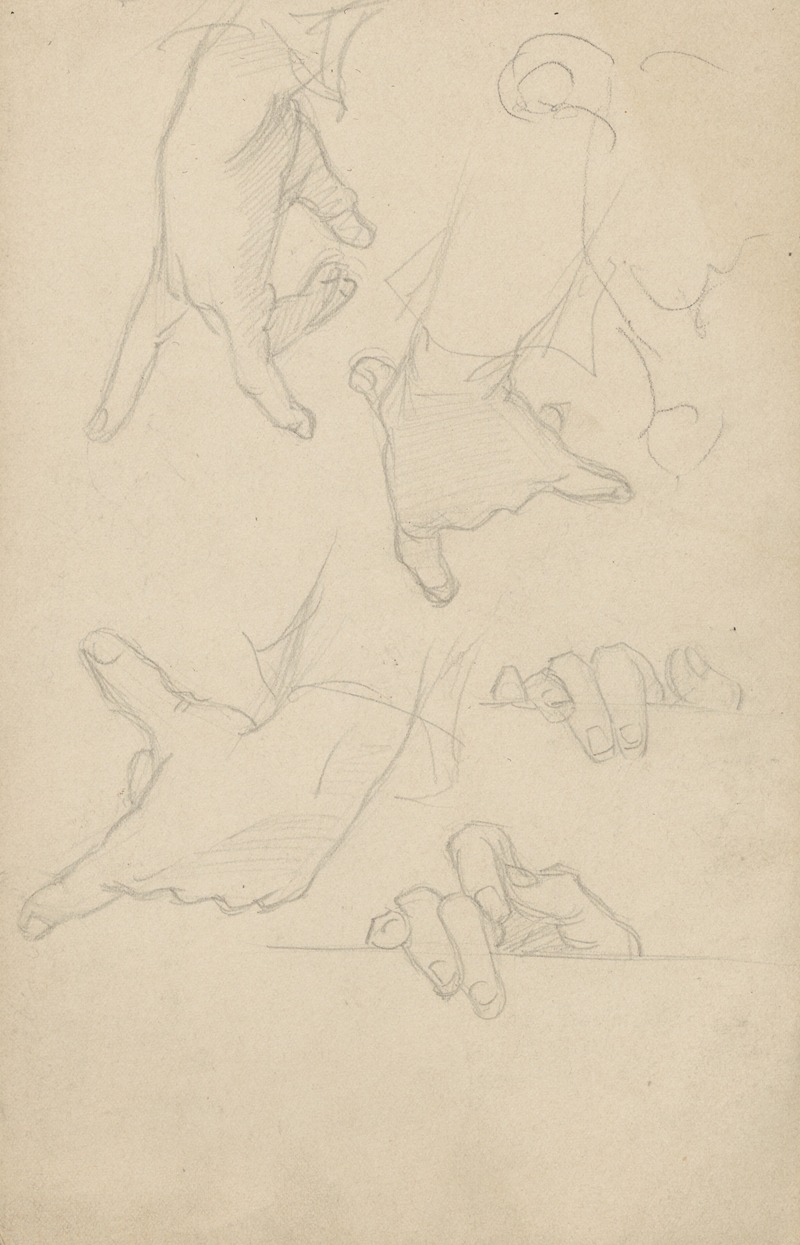 Sketches of hands. — Вальдемар Андерсен