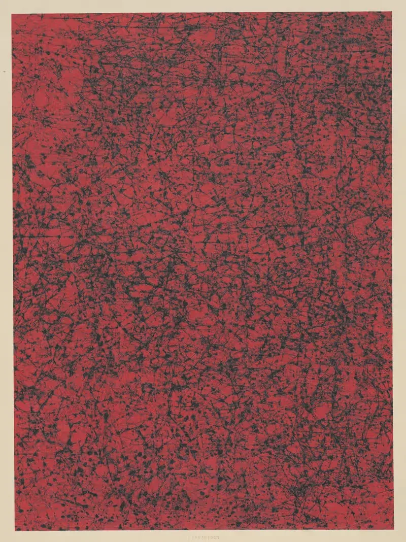 Javakunst-Papier (Wachsbatikpapier) — Anonymous