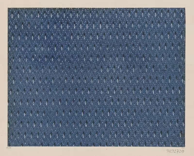 Modeldruckpapier (geometrisches Flächenmuster) — Anonymous
