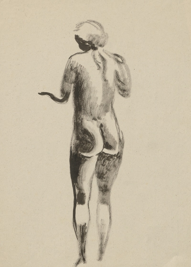 Standing naked woman. 2 — Valdemar Andersen
