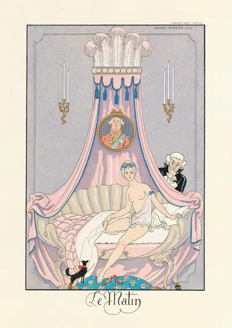 Утро by Жорж Барбье, 1922–1926 — digital art print download