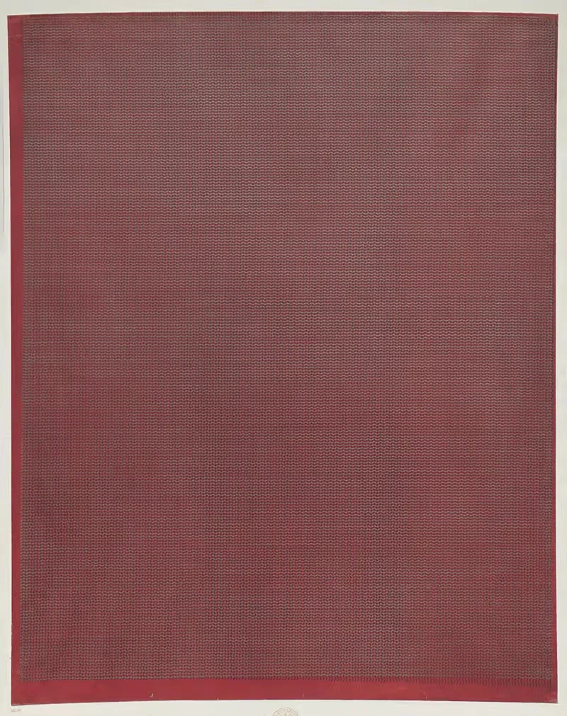 Modeldruckpapier mit Silberdruck — Anonymous
