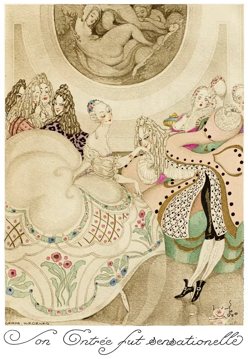 На красных каблуках Пл.01 by Герда Вегенер, 1929 — digital art print download