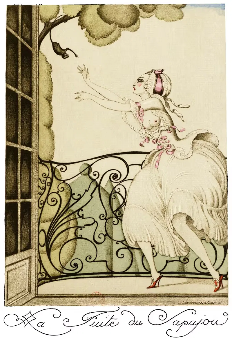 На красных каблуках by Герда Вегенер, 1929 — digital art print download