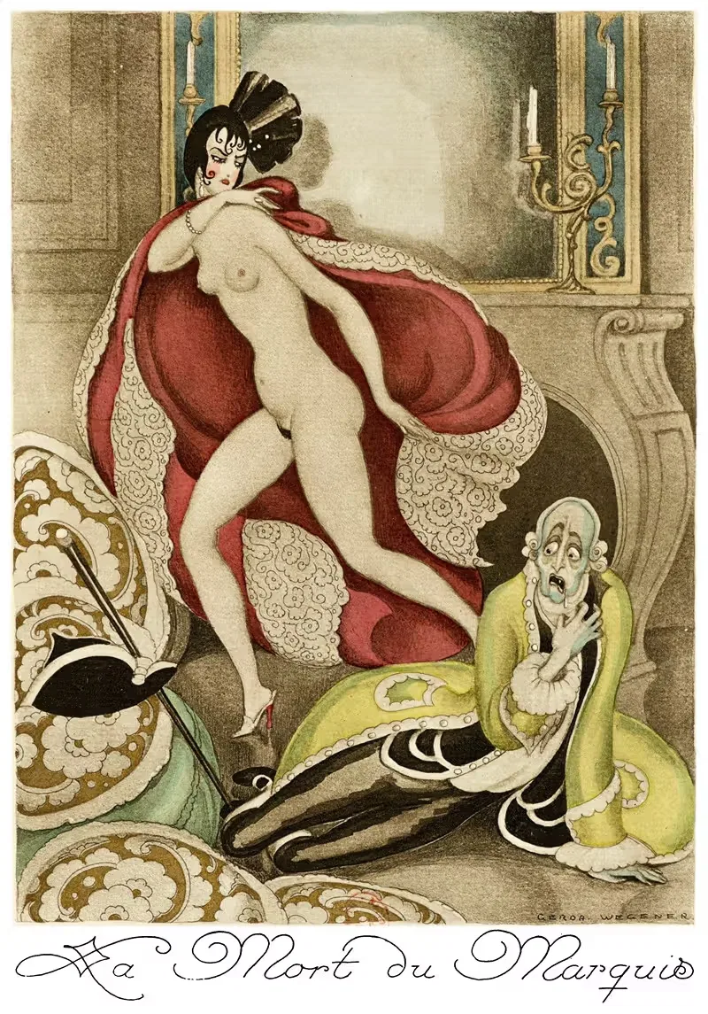 На красных каблуках Пл.11 by Герда Вегенер, 1929 — digital art print download