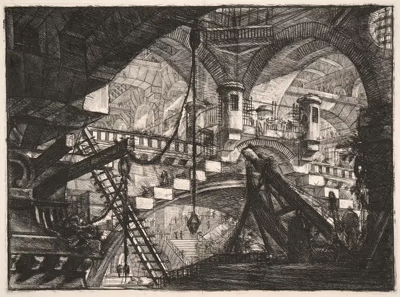 The Arch with a Shell Ornament by Giovanni Battista Piranesi, 1761 — digital art print download