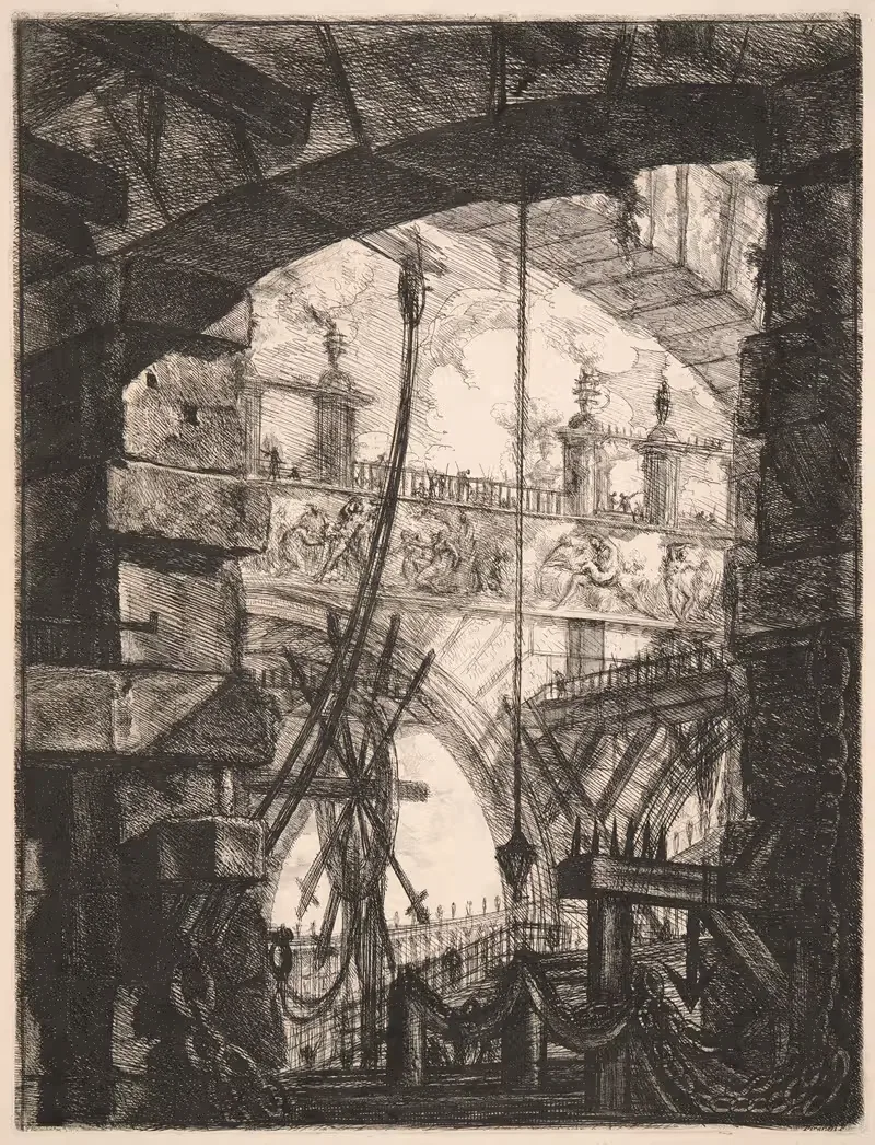 Большая площадь by Джованни Баттиста Пиранези, 1761 — digital art print download