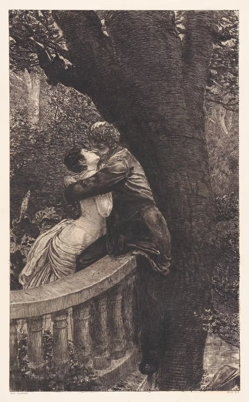 В парке by Макс Клингер, 1887 — digital art print download