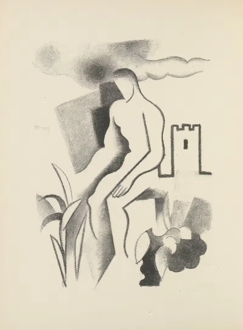 Paludes pl 1 by Roger de La Fresnaye, 1921 — digital art print download