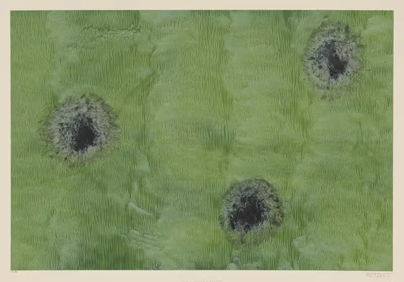 Kleisterpapier (drei Blüten) — Christian Ferdinand Morawe