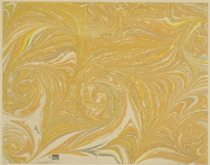 Улиточный мраморная бумага by Иосиф Хофман, 1903 - 1907 — digital art print download