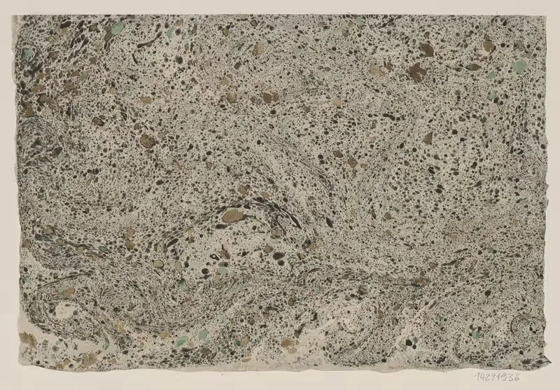 Fantasiemarmorpapier (Ölmarmor) — Laura Lange