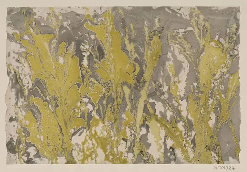 Fantasiemarmorpapier (Ölmarmor) — Laura Lange