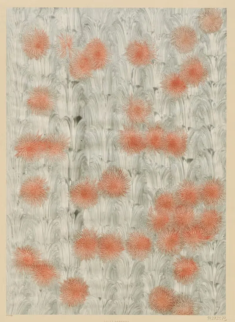 Клеевая бумага (с цветами) by Лилли Бехренс, 1900 — digital art print download