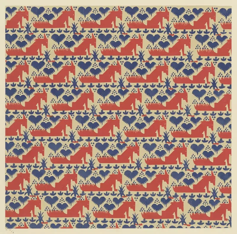 Бунтпапир (Лисы) by Мария фон Ухатиус, 1902 - 1906 — digital art print download